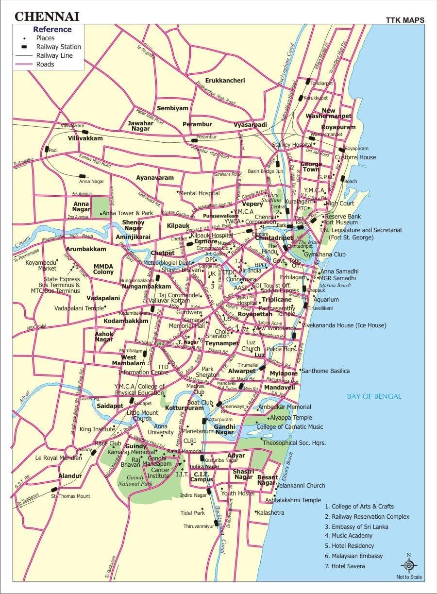 Chennai op die kaart